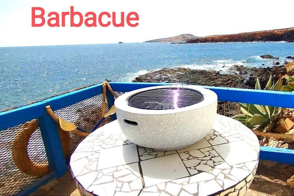 Вилла La Casa Con Terraza Privada Sobre El Mar Тельде Экстерьер фото